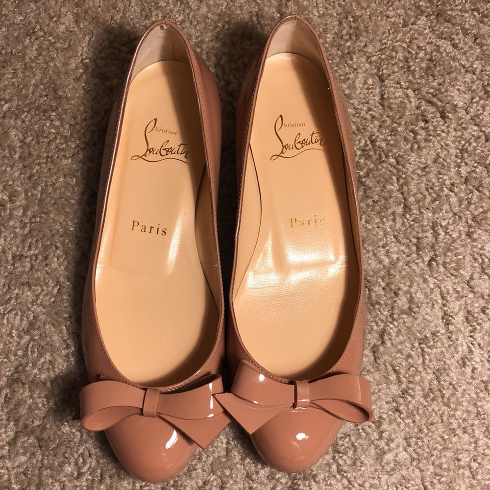 Christian Louboutin Nude Flats - Picture 3 of 11
